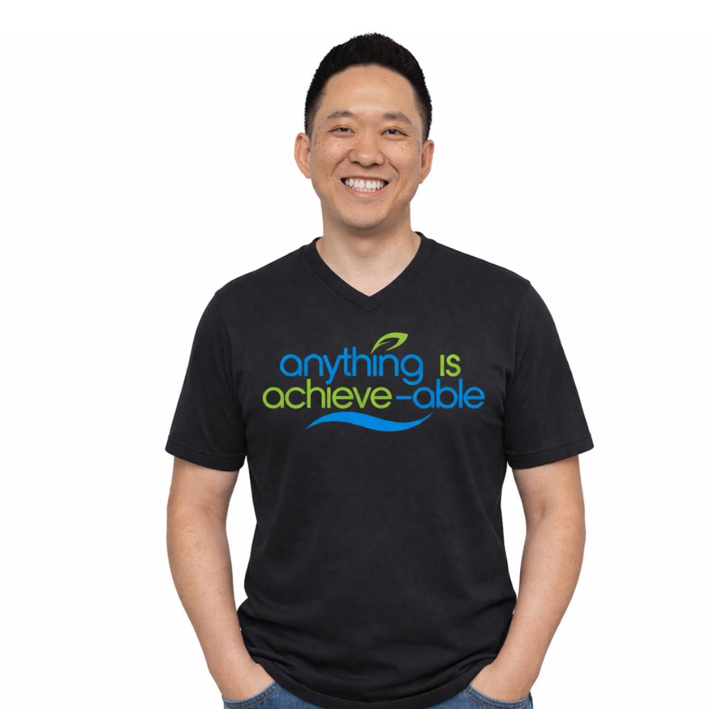 Anything is Achieve-able V-Neck T-Shirt